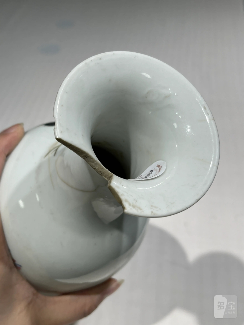 清代 粉彩花鸟纹瓶一组二十一件 - 图60